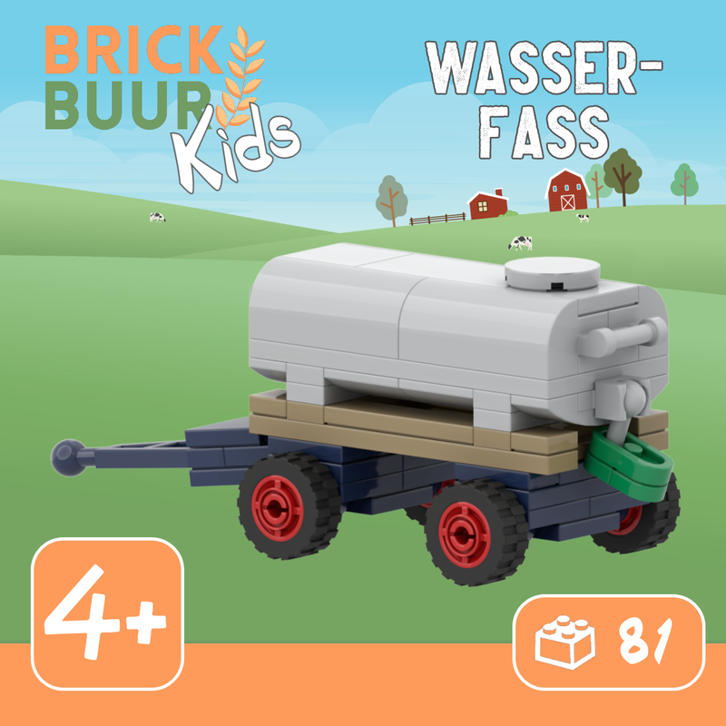 brickbuur Kids Wasserfass