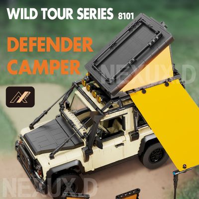NEXUX.D 8101 Defender Camper, 2766 Klemmbausteine