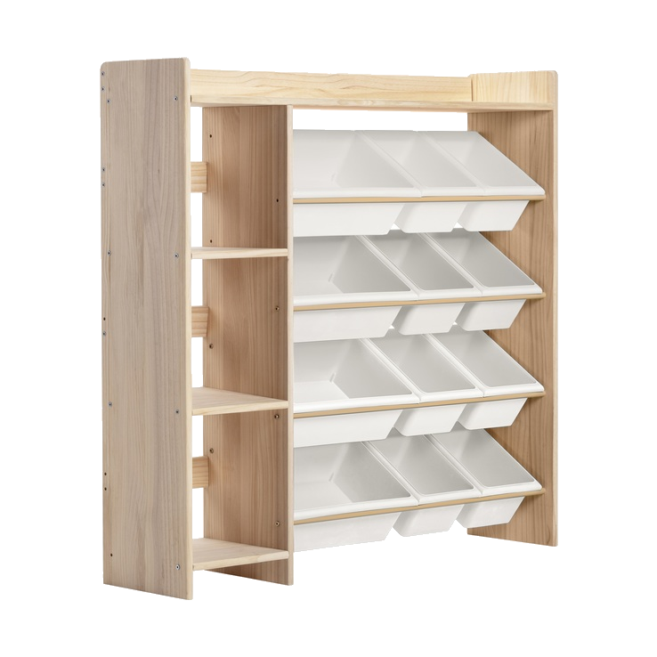 wondermind Regal und Bausteine Organizer aus Holz