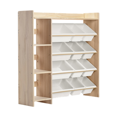 wondermind Regal und Bausteine Organizer aus Holz