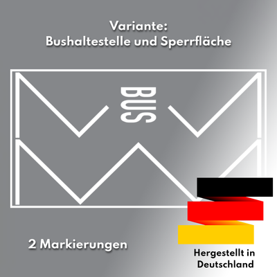 Bodenmarkierung für Straßen: Pfeile, Geschwindigkeiten und mehr