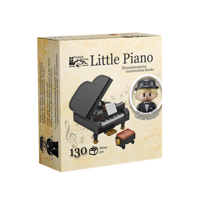 Little Piano Bauset Klavier, 130 Klemmbausteine