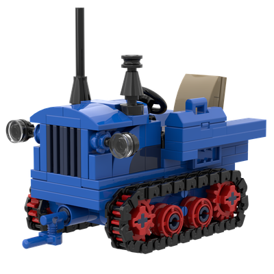 Hanomag K55 Traktor Klemmbausteine Modell 1:32