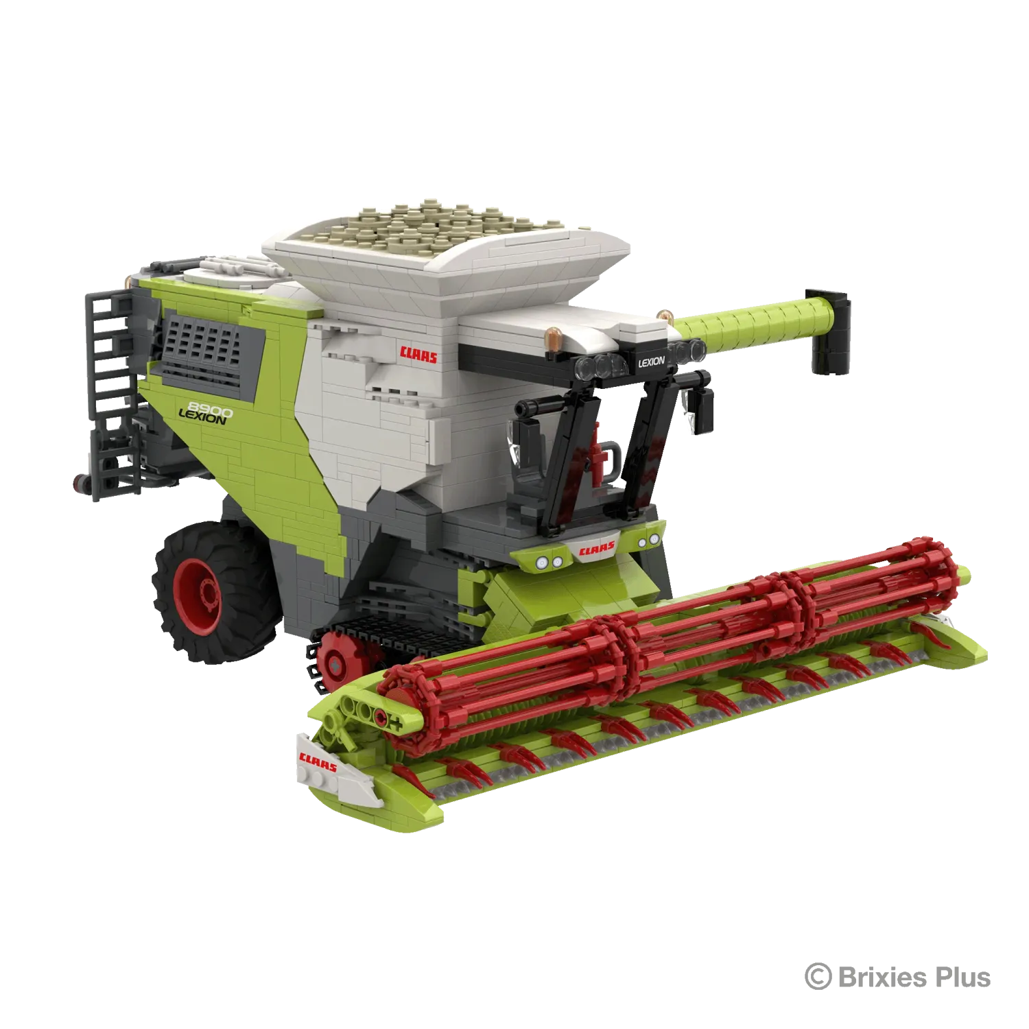 BRIXIES Plus CLAAS LEXION 8900 TERRA TRAC, 1512 Bausteine
