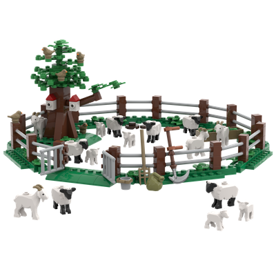 brickbuur Schafweide mit Zubehör, 271 Bausteine brickbuur Schafweide mit Zubehör, 271 Bausteine