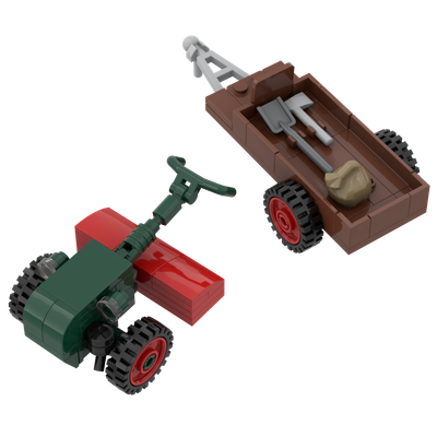 Holder Einachser mit Zubehör, Klemmbausteine Holder Einachser mit Zubehör, Klemmbausteine