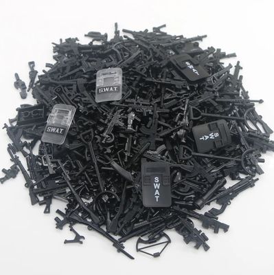 WANGE Waffen- und Zubehör-Set für Minifiguren, 100+ Klemmbausteine