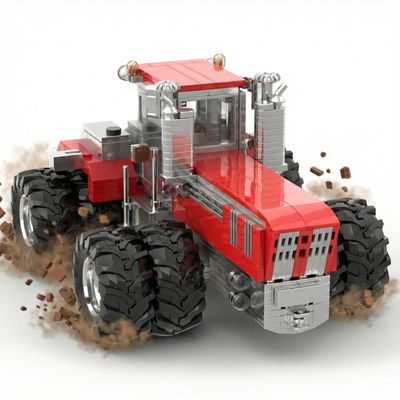Schlüter Profi Trac 5000 Traktor Modell 1:32, 504 Bausteine Schlüter Profi Trac 5000 Traktor Modell 1:32, 504 Bausteine