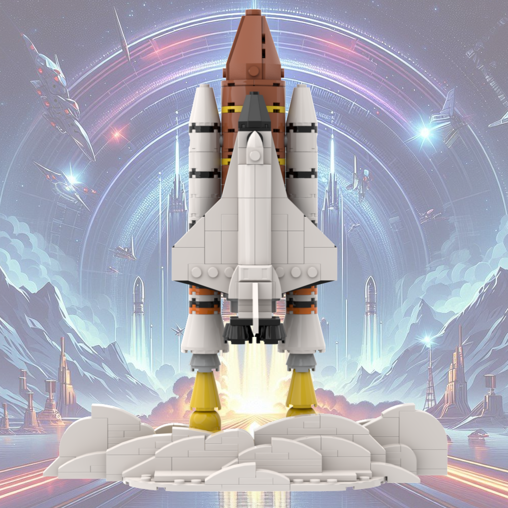 Klemmbausteine Spaceship Raumschiff, 269 Klemmbausteine