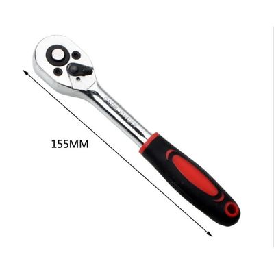 46 Pieces 1/4 Inch Drive Socket Ratchet Wrench Set Automobile Maintenance Tool Socket Wrench Combination Hardware Tool Car Tools