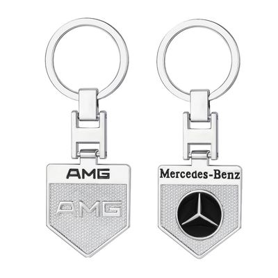 1 stücke Auto Styling Abzeichen Metall Schlüssel bund Schlüssel ring Zubehör für Mercedes Benz W203 W204 W205 W211 W212 Amg neue A/B/C/E/S-Klasse