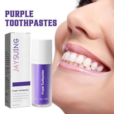 Teeth Removing Deep Smoke Stains Gingiva Protection Purple Orthopedic Toothpaste Effectively Cleans Oral Cavity Brightens