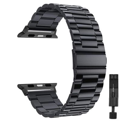 Classic stainless steel Correa for apple watch 10 46mm 42mm band Ultra 2 49mm 9 8 7 6 5 4 se 45mm 44mm 41mm 40mm 3 38mm strap