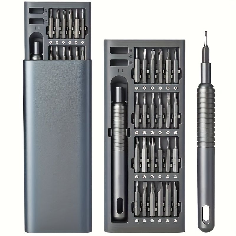 25-in-1 Mini Screwdriver Set, Flathead and Crosshead Small Screwdrivers, Suitable for Electronics，Precision Repair Tools