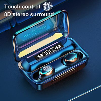 2024 NEW F9-5c TWS Bluetooth Earphones Wireless Headphone 9D Stereo Sports Waterproof Earbuds HD Calling Headset With Microphone