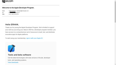 Apple Developer Account
