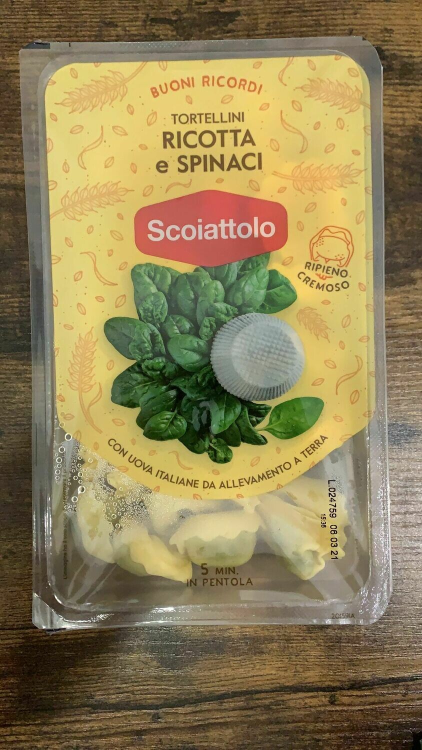 Tortellini Ricotta e Spinaci