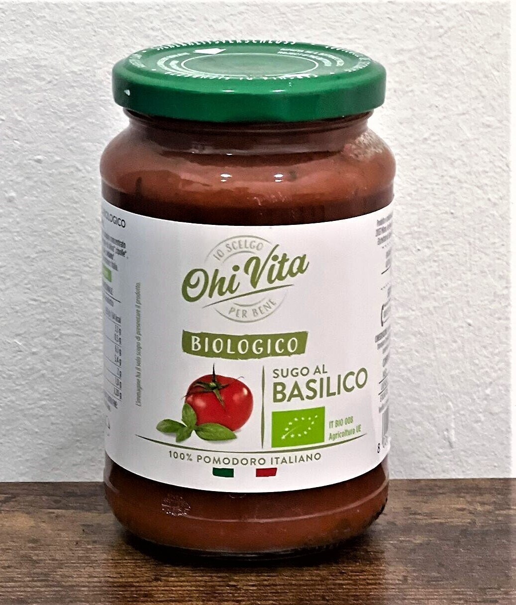 Ohi Vita Sugo al Basilico Biologico