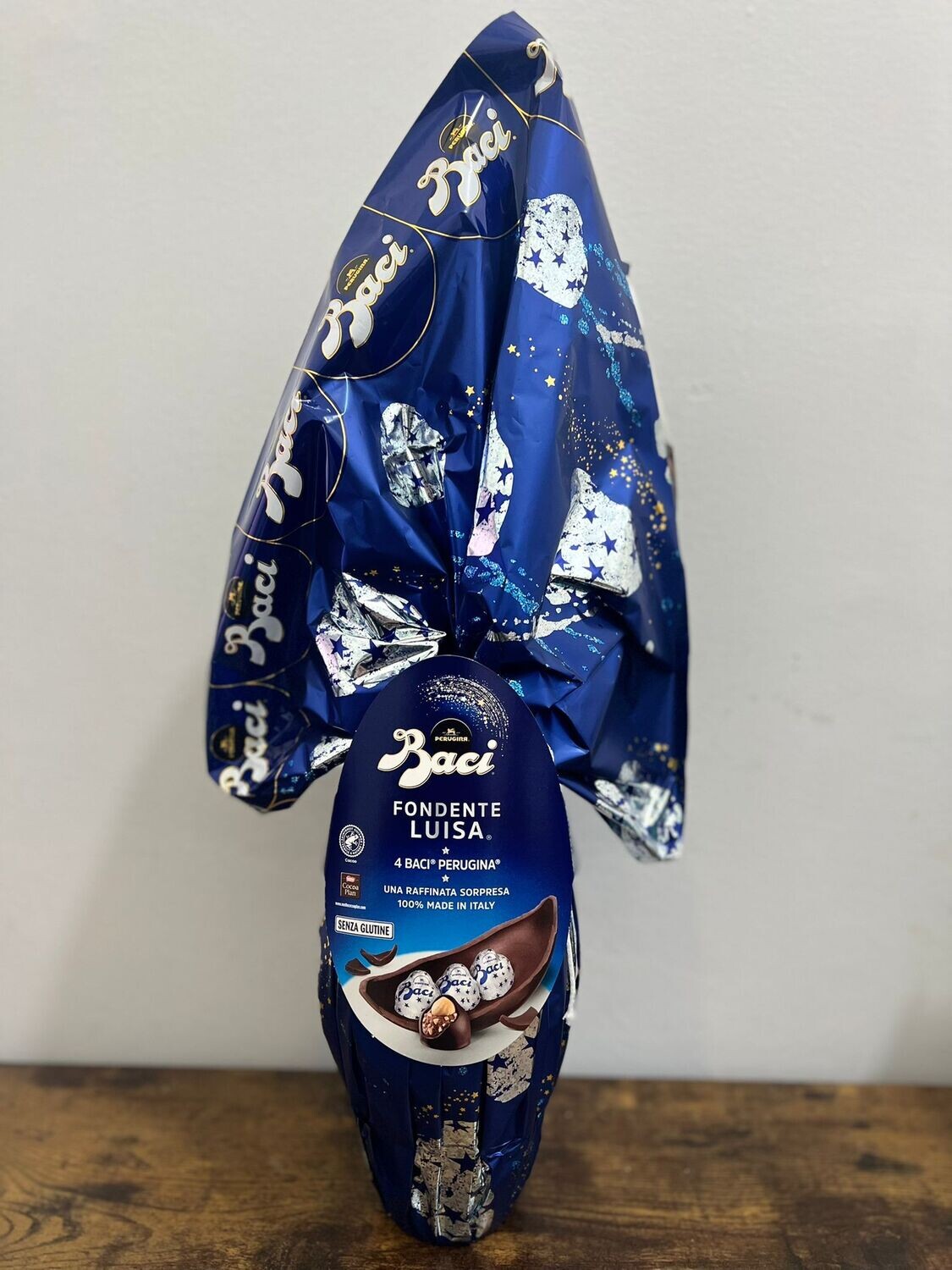 Uova Pasqua di Baci  Perugina cioccolata Fondente Luisa con Baci