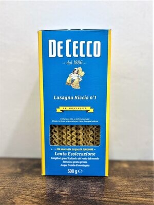 Lasagna Riccia De Cecco