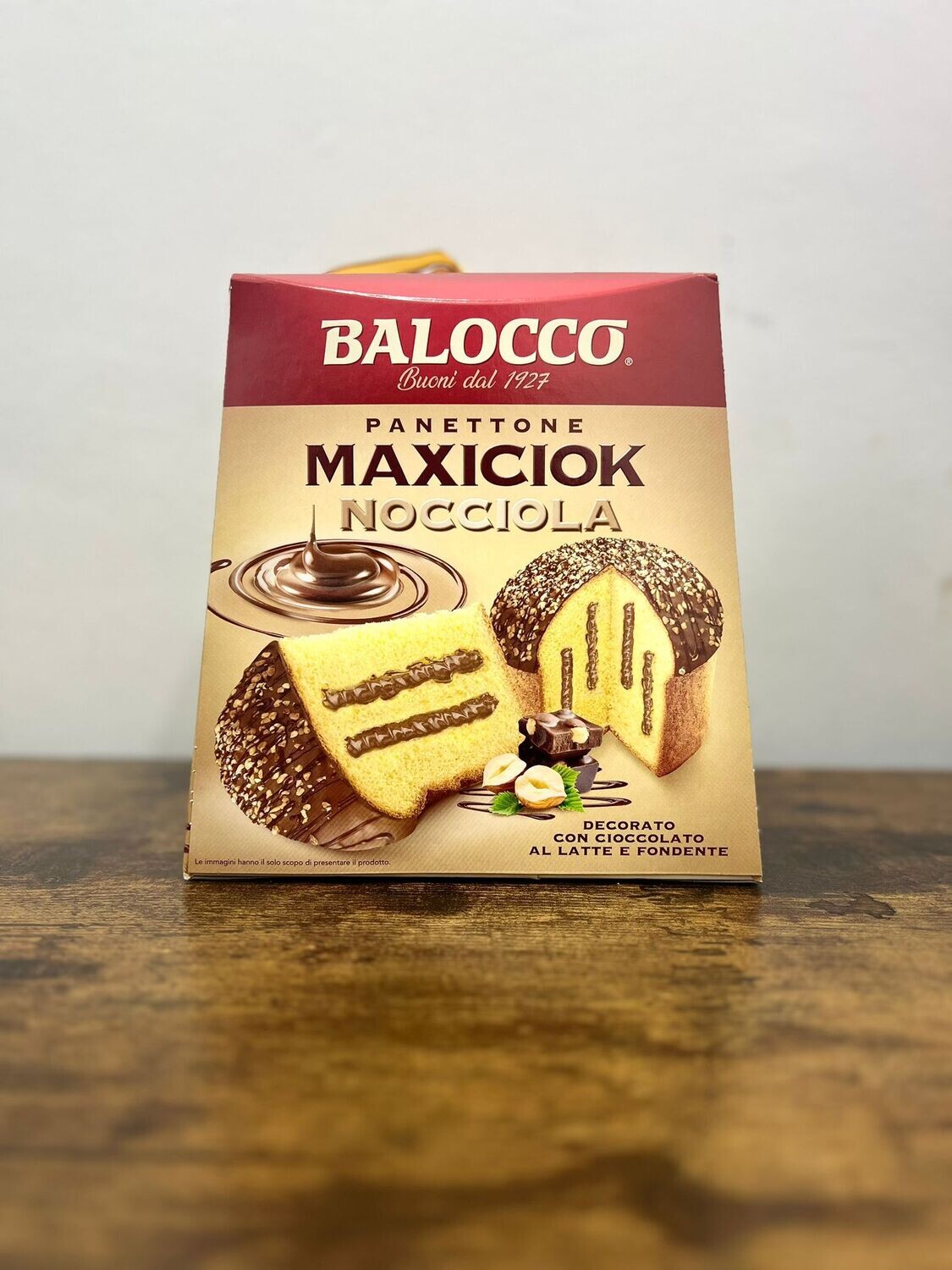 Balocco Panettone Maxiciok Nocciola