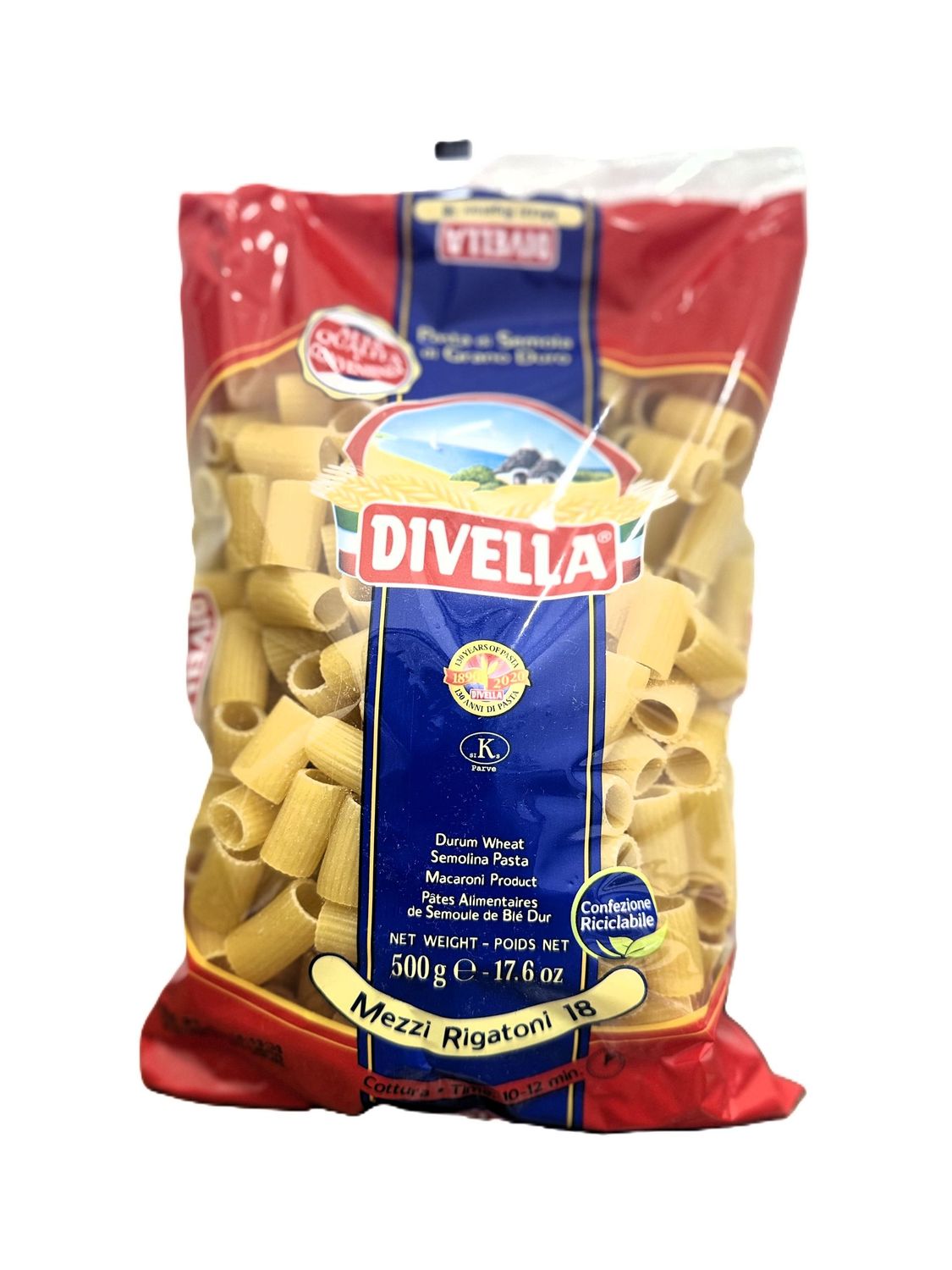 Pasta Divella Mezzi Rigatoni n. 18