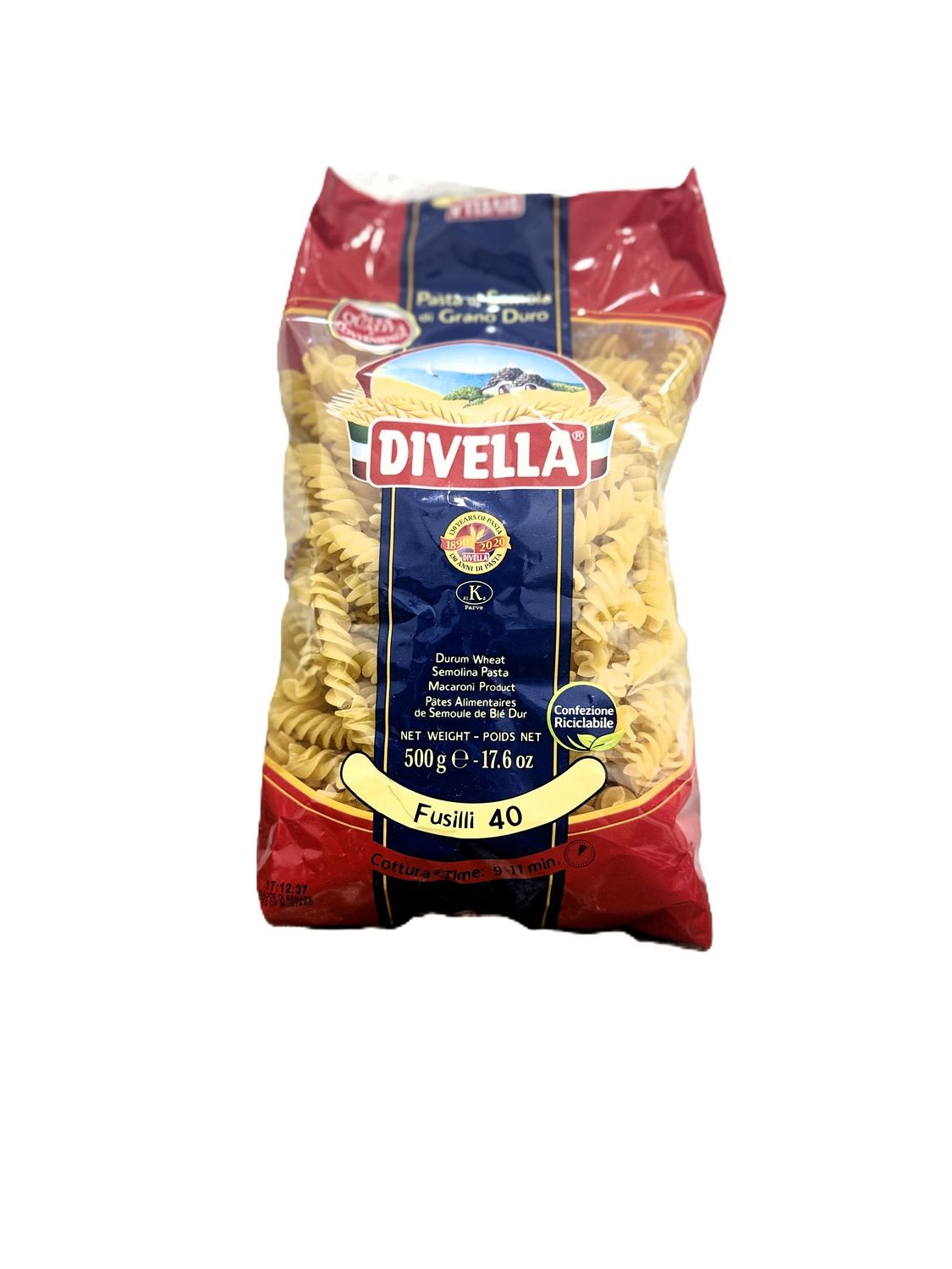 Pasta Divella Fusilli n .40