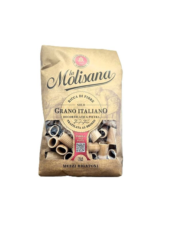 Pasta La Molisana Mezzi Rigatoni Integrale n. 32