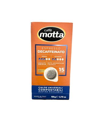 Caffe' Motta decaffeinato classico Cialde Universali