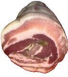 Pancetta arrotolata artigianale