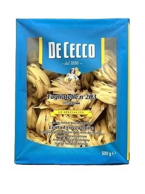 Tagliatelle De Cecco Tagliatelle De Cecco