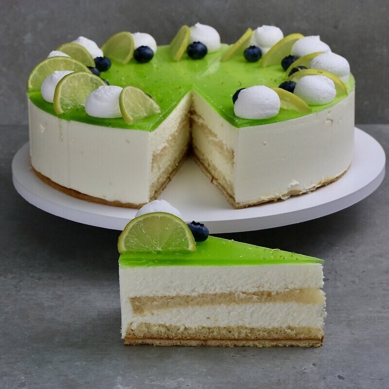 Limetten Sahnetorte