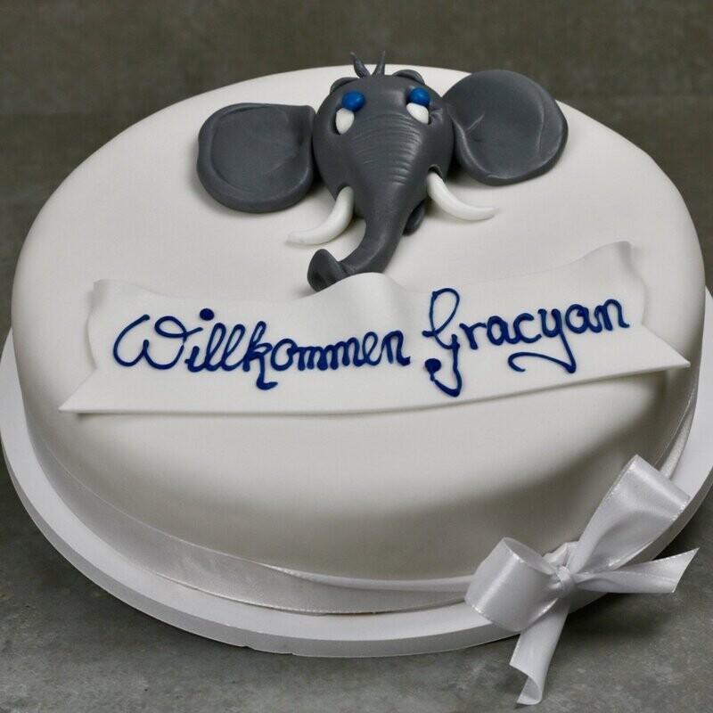 Torte mit Figur