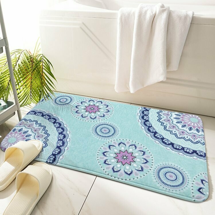 Stramonium Design: Square Shape Bathroom rug