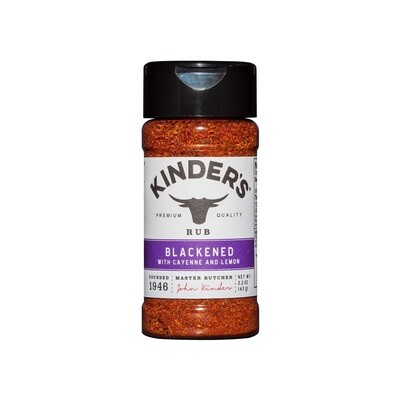 Kinder&#39;s Blackened with Cayenne and Lemon Rub 62გრ.