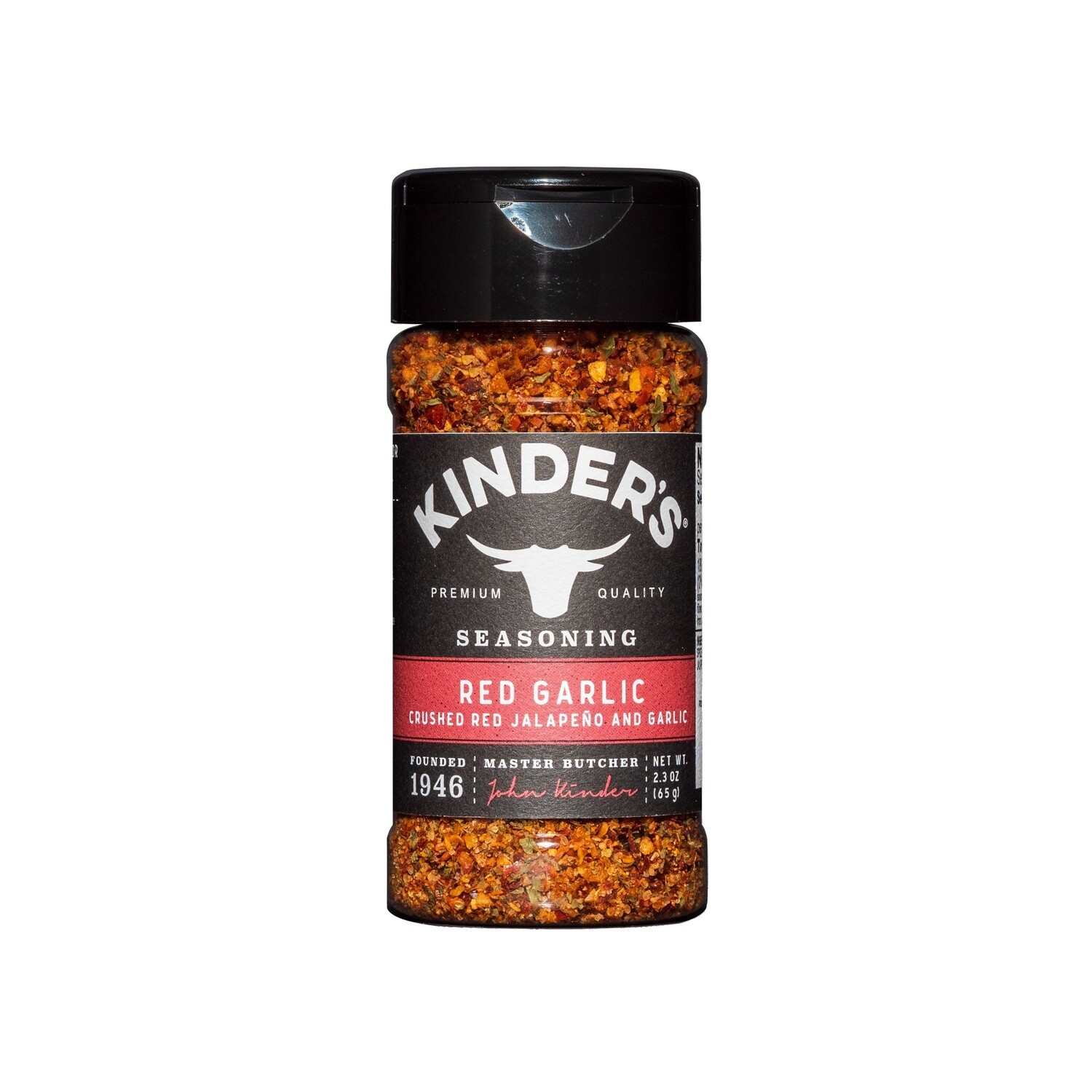 Kinder&#39;s Red Garlic Seasoning (ნივრით და წითელი Jalapeño წიწაკით) 65გრ.