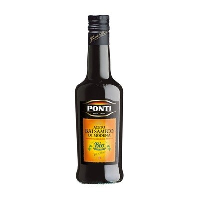 PONTI ბალზამირებული ყურძნის ძმარი BIO, 500მლ.