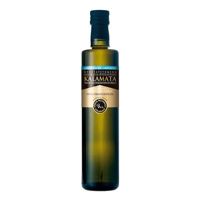 KALAMATA პირველადი ცივი დაწუვრის ზეითუნის ზეთი, 500მლ.