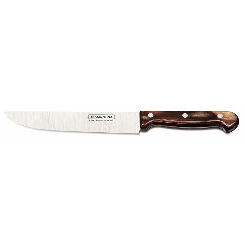 სამზარეულოს დანა 7", ყავისფერი Polywood ტარი