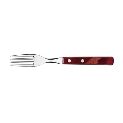 ჩანგალი CHURRASCO,  წითელი Polywood ტარი
