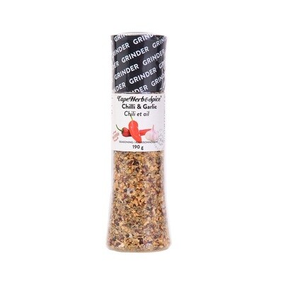 Cape Herb Chilli &amp; Garlic Grinder 190გრ.