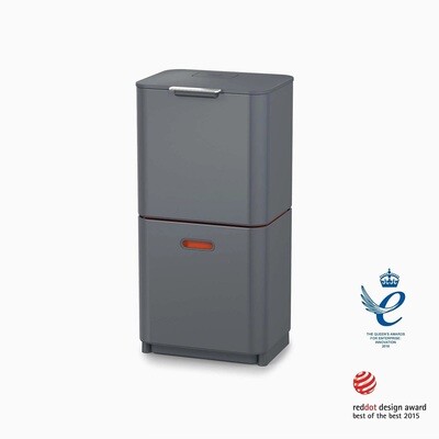 Totem Max Waste &amp; Recycling Bin, ანტრაციტი, 60ლ.