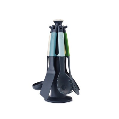 Elevate™ Carousel სამზარეულოს ნაკრები, 6 ნაჭერი + სტენდი, ოპალი