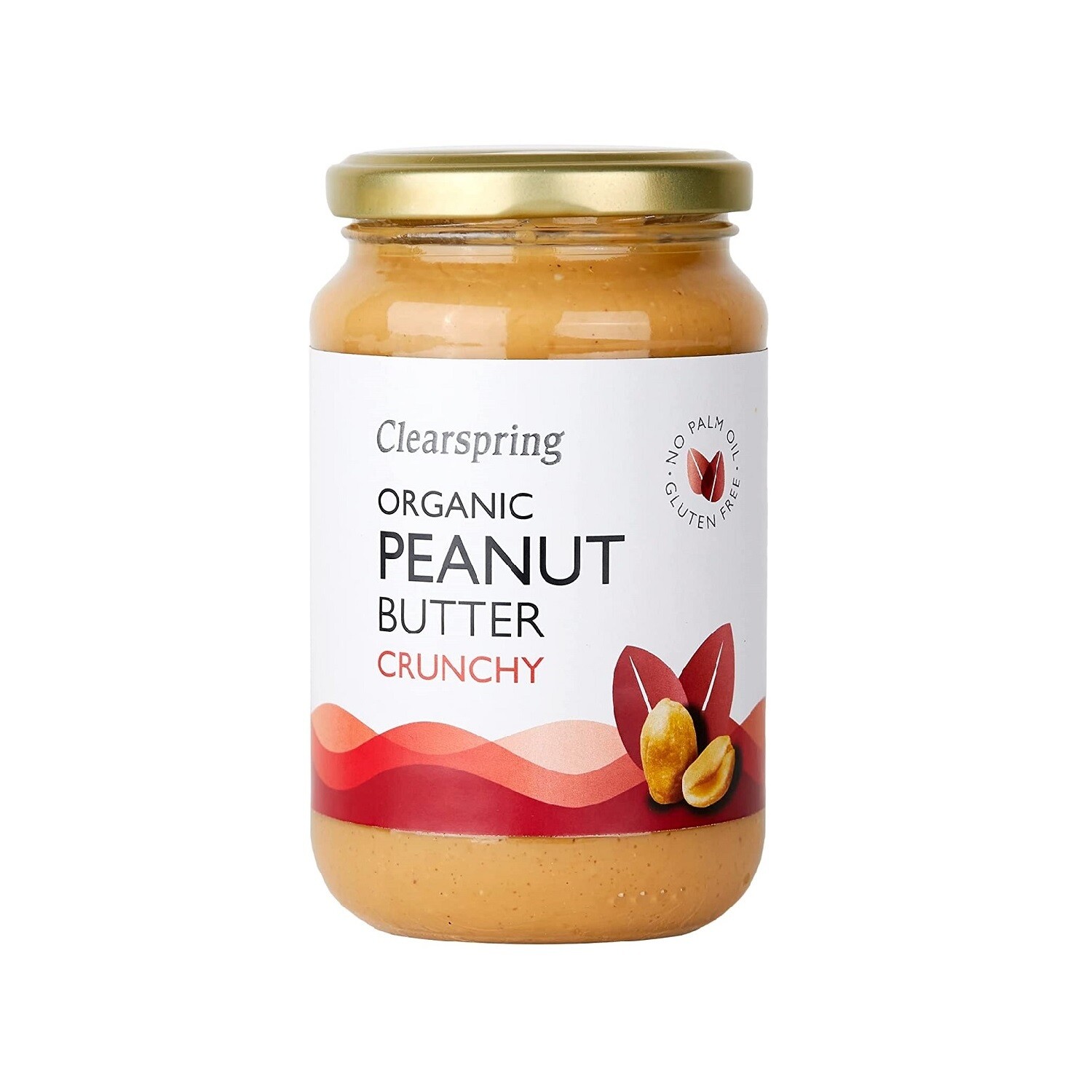 Clearspring Crunchy ორგანული არაქისის კარაქი, 350გრ.