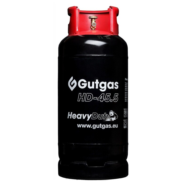 Gutgas HeavyDuty თხევადი გაზის ლითონის ბალონი 45.5ლ., შავი
