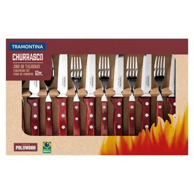 CHURRASCO ჭურჭლის ნაკრები, 12 ნაჭერი