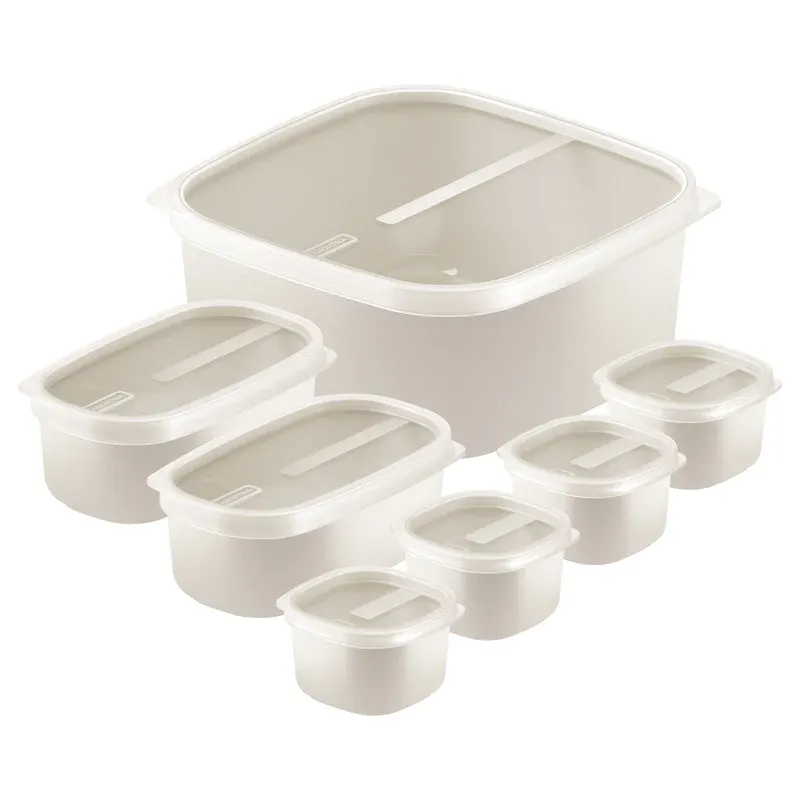 კონტეინერების ნაკრები, ფერადი, 7 ნაჭერი