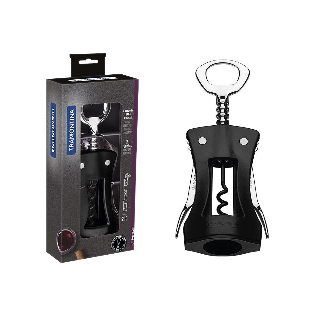 HARMONIZA ღვინის ბოთლის გასახსნელი , ფრთებით