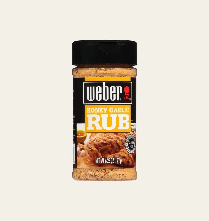 Weber® Honey Garlic Rub - თაფლისა და ნიორის არომატის სანელებელი