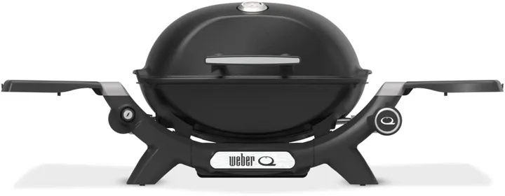 Weber - Q 1200N gas barbecue with side tables -გაზის გრილი გვერდით მაგიდებით